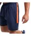 Umbro Mens Pro Woven Training Sweat Shorts (Dark Navy/Vermillion Orange) - UTUO1704