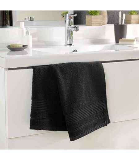 Serviette de Toilette Tendresse 50x90cm Noir