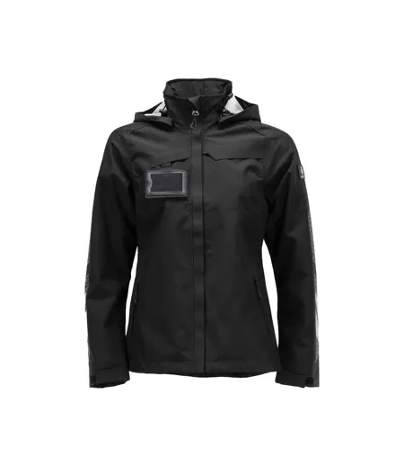 Womens/ladies Accelerate Shell Jacket Black Mascot