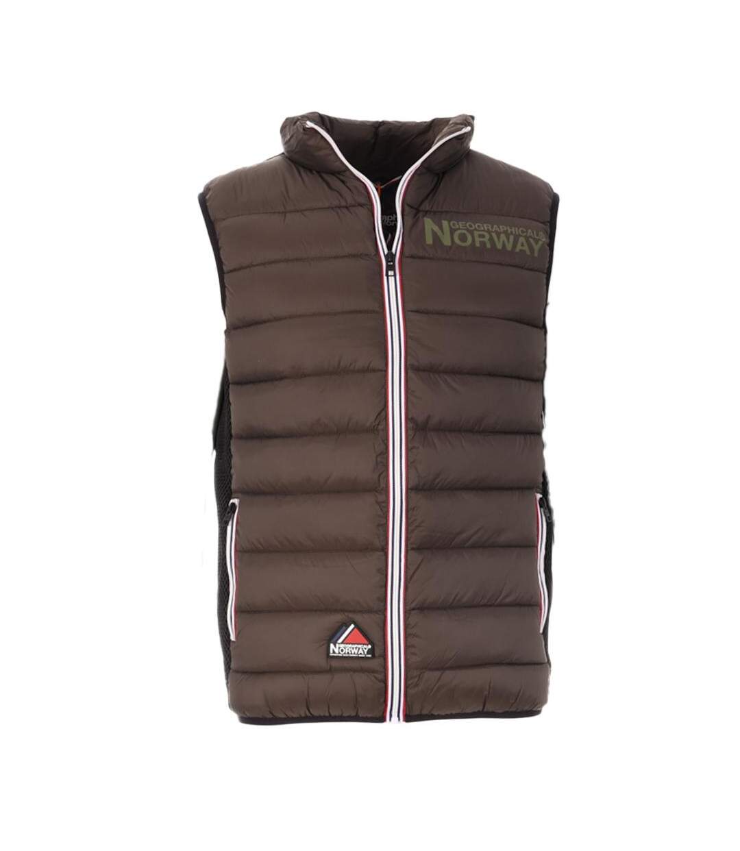 Doudoune sans manches marron homme geographical norway vikash-1