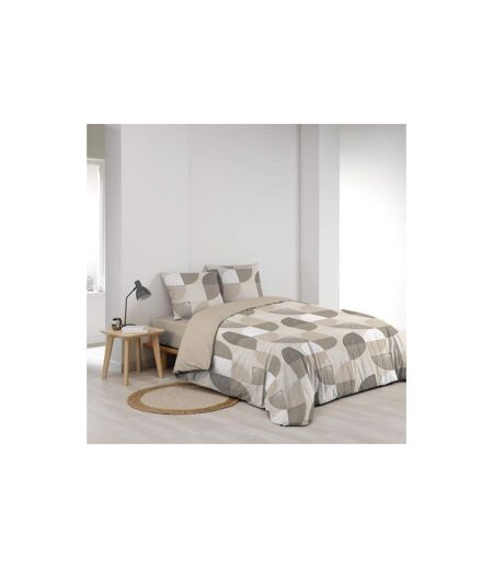Parure de Lit 3 Pièces Ambroise 240x220cm Beige