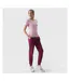 Womens/ladies Cotton Slim T-shirt Pink 4F-4
