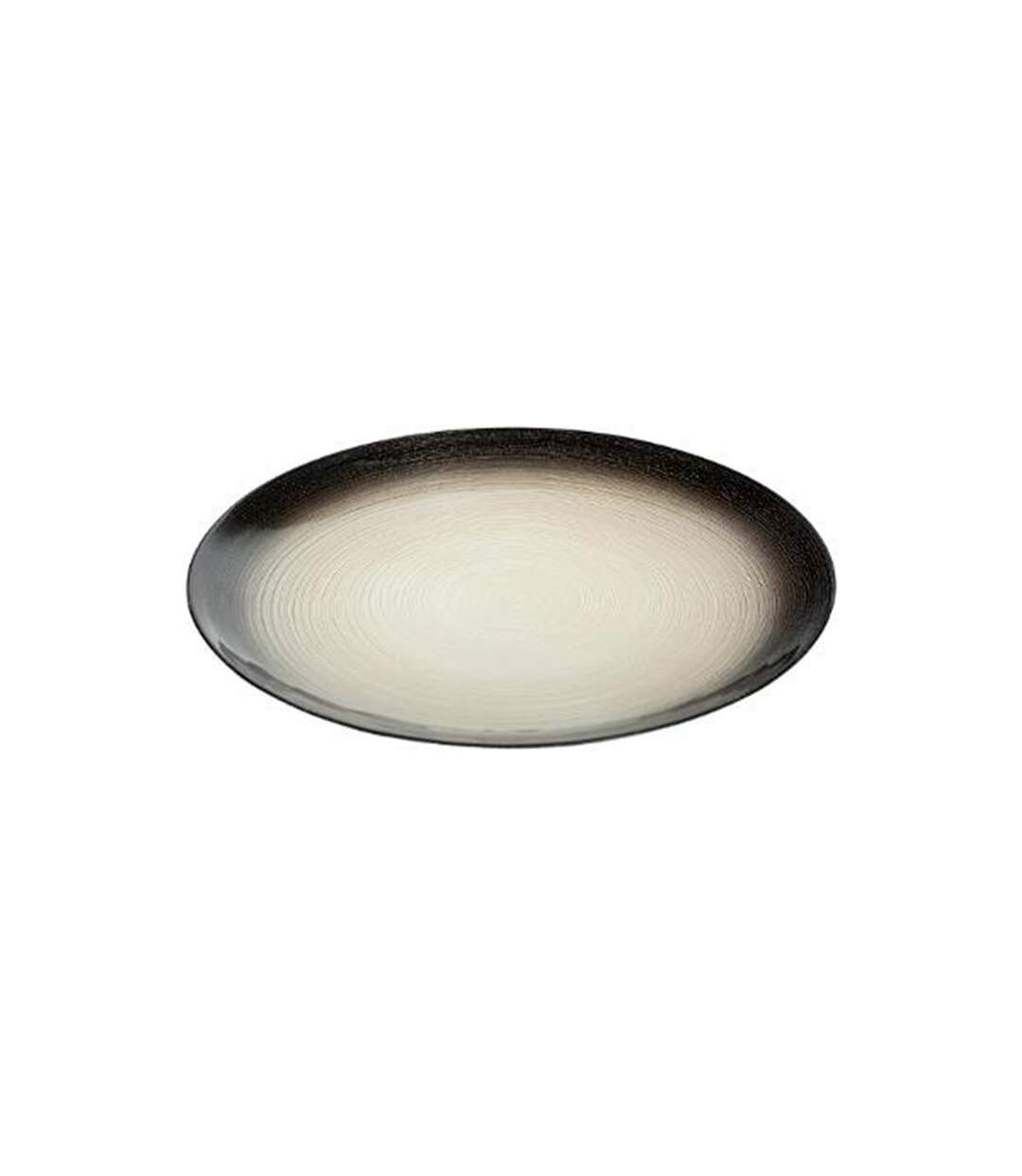 Lot de 6 Assiettes Plates Jem 28cm Noir & Argent-2