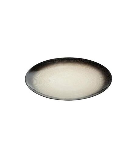 Lot de 6 Assiettes Plates Jem 28cm Noir & Argent