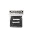 Rangement Compartimenté Dressing 90cm Noir-4