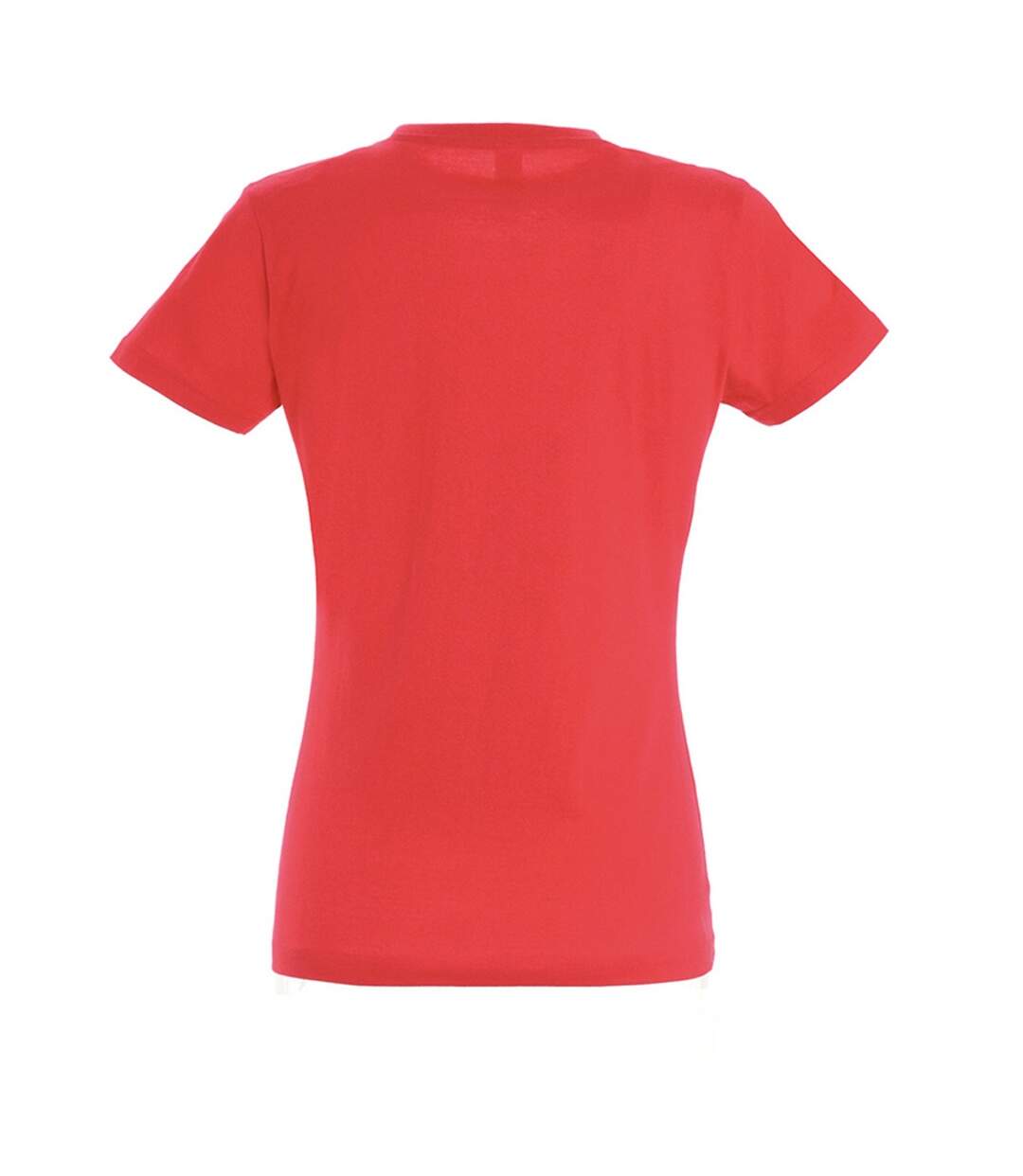 T-shirt imperial femme rouge orangé SOLS