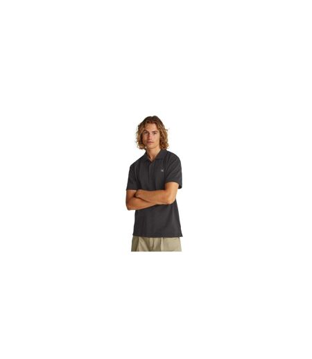 Mens Regular Short-sleeved Polo Shirt Black Calvin Klein