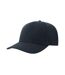 Casquette De Baseball Motif/style 6 Panneaux Beat-s Adulte Bleu Marine Atlantis Headwear-1