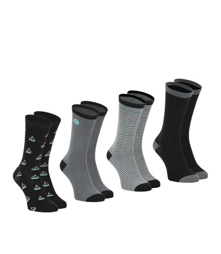 Lot de 4 paires de chaussettes mi-hautes homme Ecopack Athena