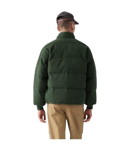 Mens Rocky Quilted Puffer Jacket Brown Levis