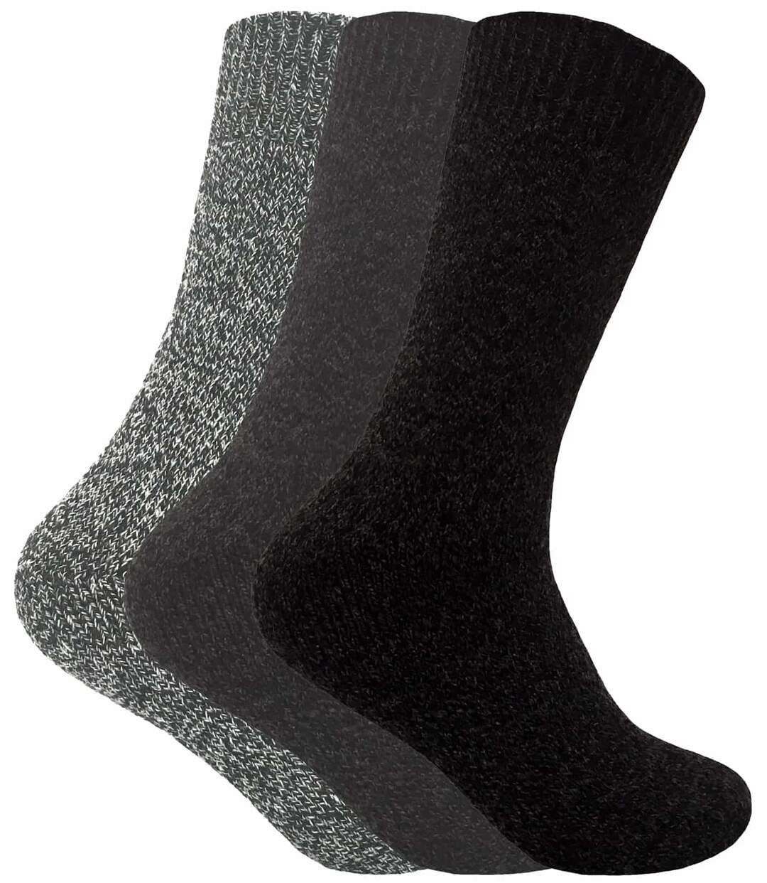 3 Paires Chaussettes de Randonnée Homme Thermiques