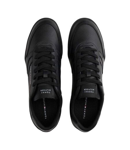 Mens Lopro Leather Trainers Black Tommy Hilfiger