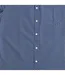 Chemise Manches Courtes Homme Bleu Marine Blanc Fabric-3
