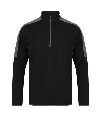 Sweat homme noir / gris foncé Finden & Hales Finden & Hales