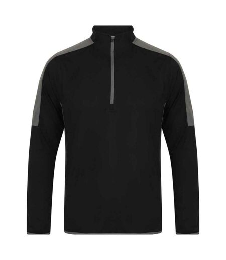 Sweat homme noir / gris foncé Finden & Hales Finden & Hales