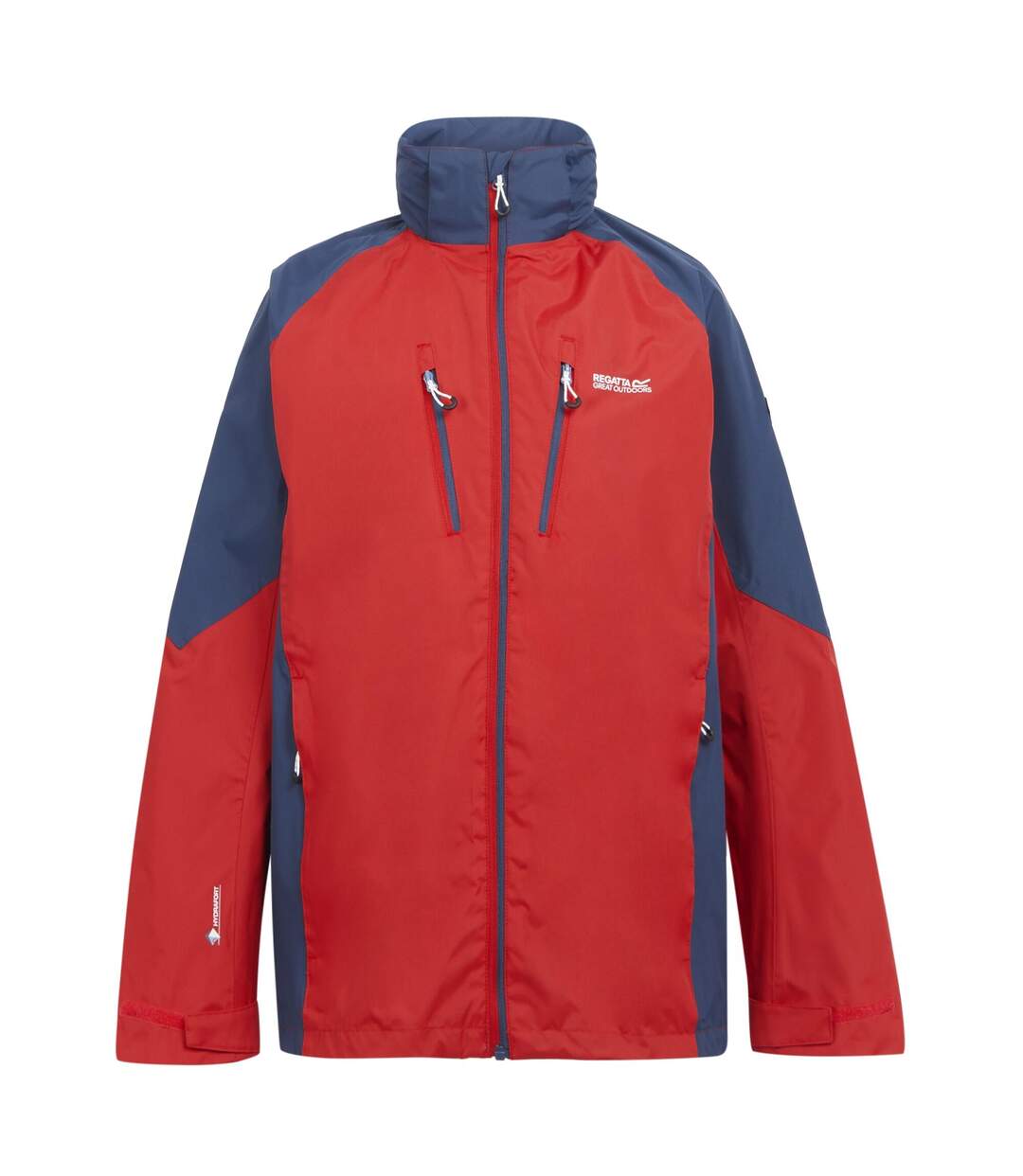 Veste imperméable calderdale homme rouge danger / denim sombre Regatta-1