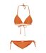Maillot De Bain 2 Pièces Motif/style Triangle Femme Vieux Orange Urban Classics-1