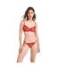 Culotte Motif/style Floral Femme Rouge Tomate Bluebella-3