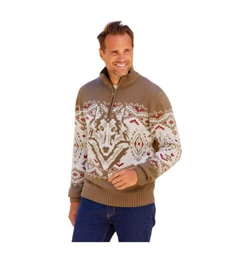 Pull homme marron Atlas For Men