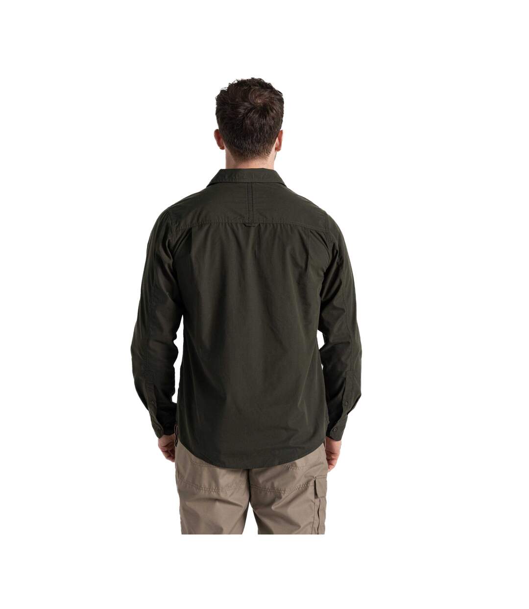 Chemise Manches Longues Kiwi Homme Vert Kaki Craghoppers Expert-3