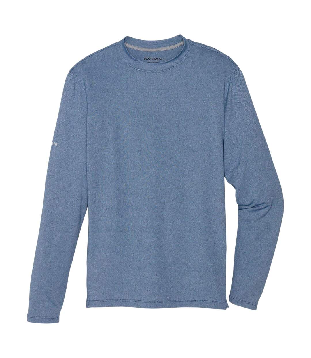 Mens Dash Regular Long-sleeved T-shirt Sailor Blue Nathan-2