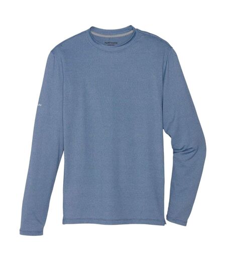 Mens Dash Regular Long-sleeved T-shirt Sailor Blue Nathan