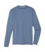 Mens Dash Regular Long-sleeved T-shirt Sailor Blue Nathan-2