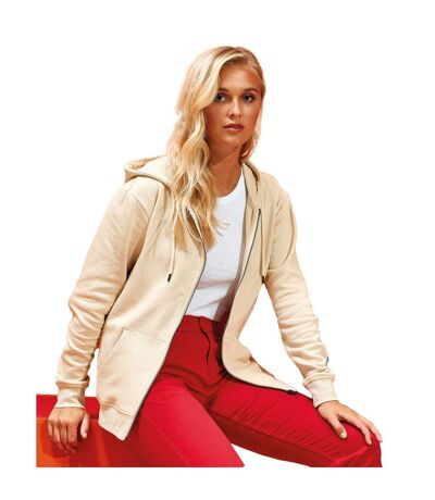 Veste À Capuche Femme Beige Asquith & Fox