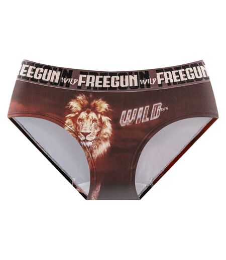 Lot de 4 culottes Femme Wild Animals Freegun