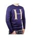 Sweat Noël Motif/style H Letter Homme Bleu Marine Rose Clair Harry Potter-3
