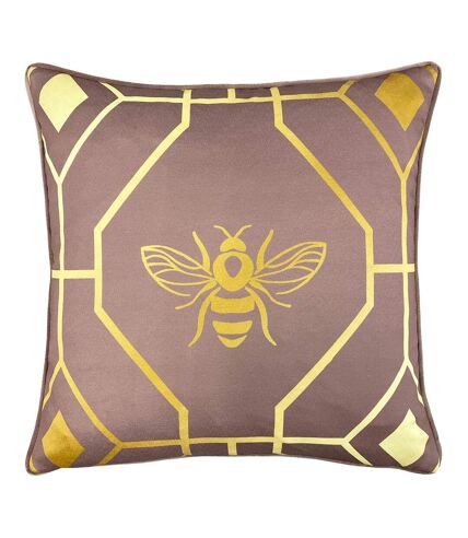 Bee deco geometric cushion cover one size blush Furn