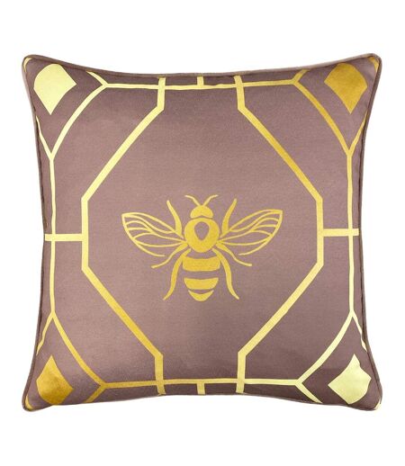 Bee deco geometric cushion cover one size blush Furn