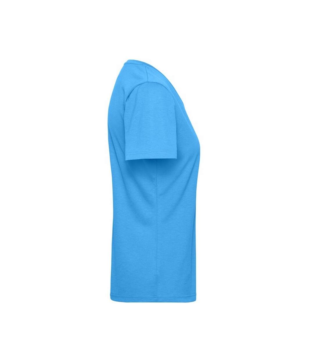 T-shirt Bio Workwear Femme Turquoise Pâle James And Nicholson-3