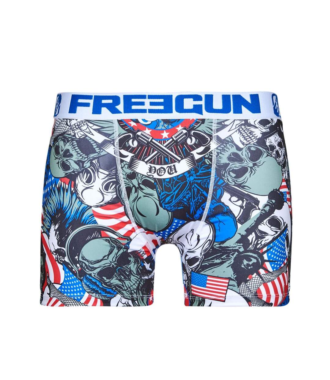 Lot de 5 Boxers homme Drapeaux Freegun