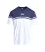 T-shirt blanc/marine homme fila print-1
