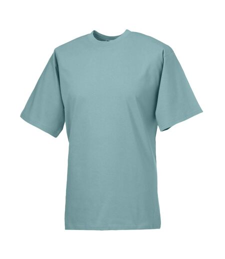Jerzees Colours Mens Classic Short Sleeve T-shirt Mineral Blue Russell