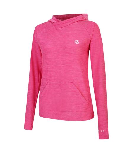 Sweat à capuche sprint city femme rose bonbon chiné Dare 2b