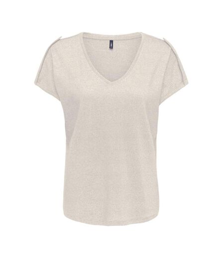 T-Shirt beige femme only rabi