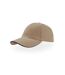 Casquette Sandwich En Coton Épais Mixte Noir Ecru Atlantis-1
