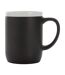 Contrast rim ceramic 300ml mug one size black/white XD Collection-3