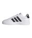 Baskets Grand Court 2.0 Femme Blanc Noir Adidas-3