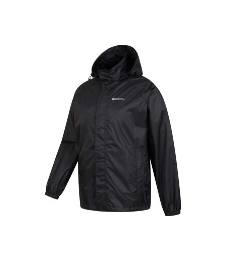 Mens Pakka Ii Waterproof Jacket Black Mountain Warehouse