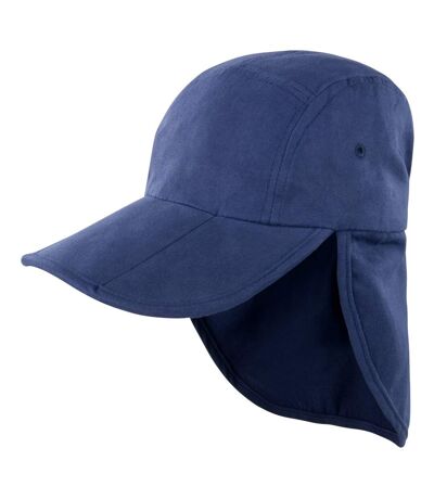Result Unisex Headwear Folding Legionnaire Hat / Cap (Navy Blue) - UTBC1006