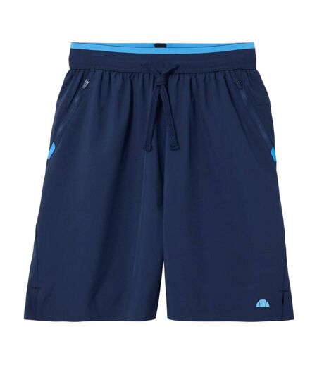 Mens Zimp Bermuda Elasticated Waist Sweat Shorts Navy Ellesse