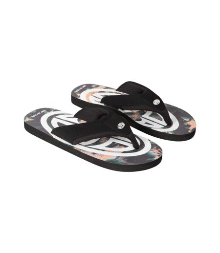 Mens jekyl big logo flip flops mixed Animal