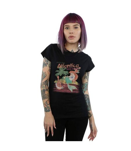 Disney T-shirt en coton Femme/Ladies The Little Mermaid Greetings From Atlantica (Noir) - UTBI37152