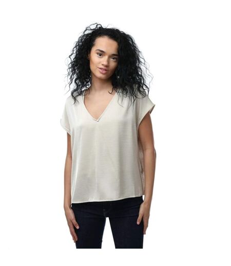 Haut marys dana femme beige gris Vero Moda