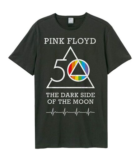 T-shirt 50th anniversary adulte charbon Amplified