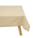 Nappe Rectangulaire Chambray 140x240cm Beige-1