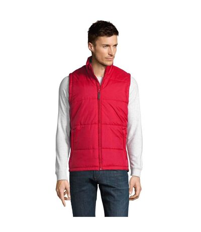 Warm Unisex Padded Bodywarmer Jacket Red SOLS